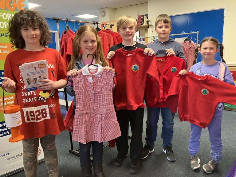 Plea for all schools in Kirklees to have uniform giveaway days to help save the environment